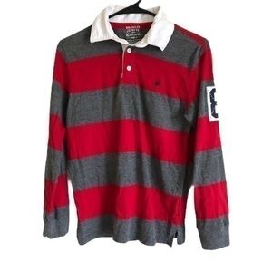 wrangler long sleeve Stripe polo Boys Size…